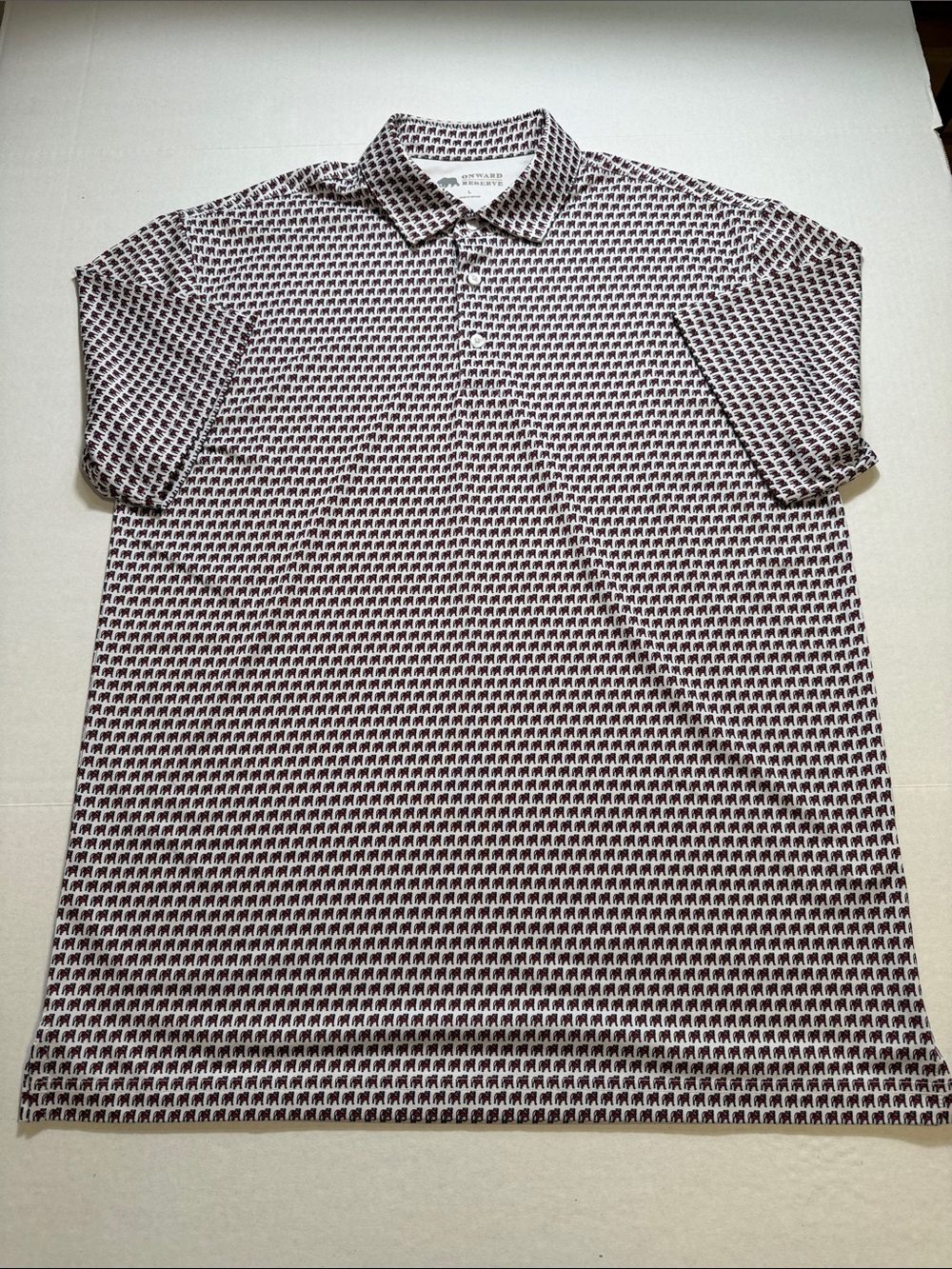 Onward Reserve UGA Standing Bulldog Printed Polo